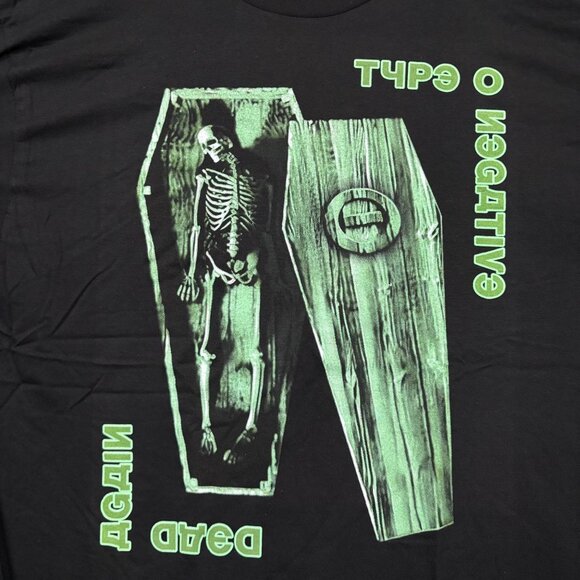 Type O Negative Dead Again Gothic Metal Band T-Shirt Size Large - Picture 2 of 4